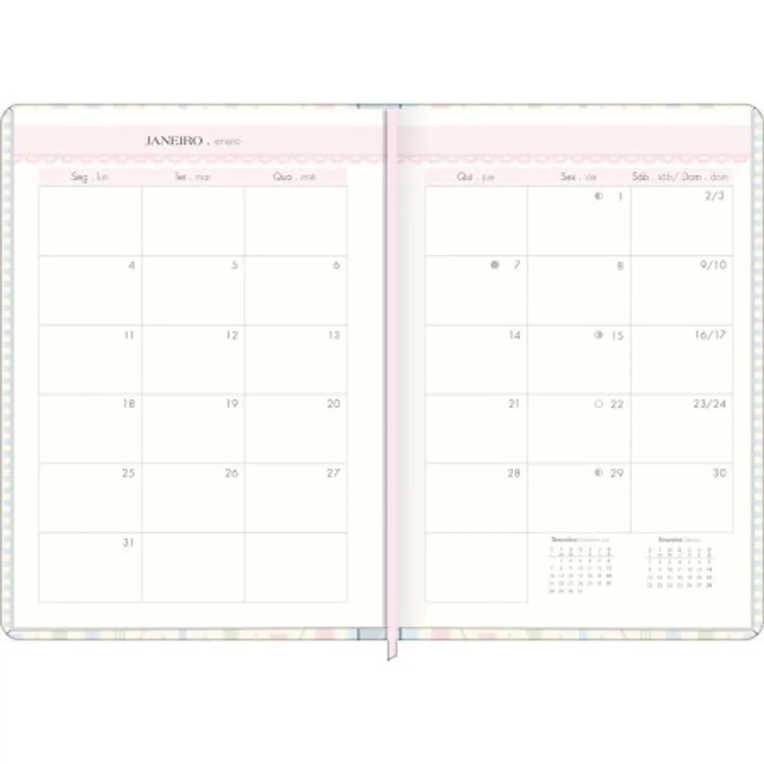 Tilibra – Planner Cosido Soho M3 – 2027 – 80 Hojas – 11