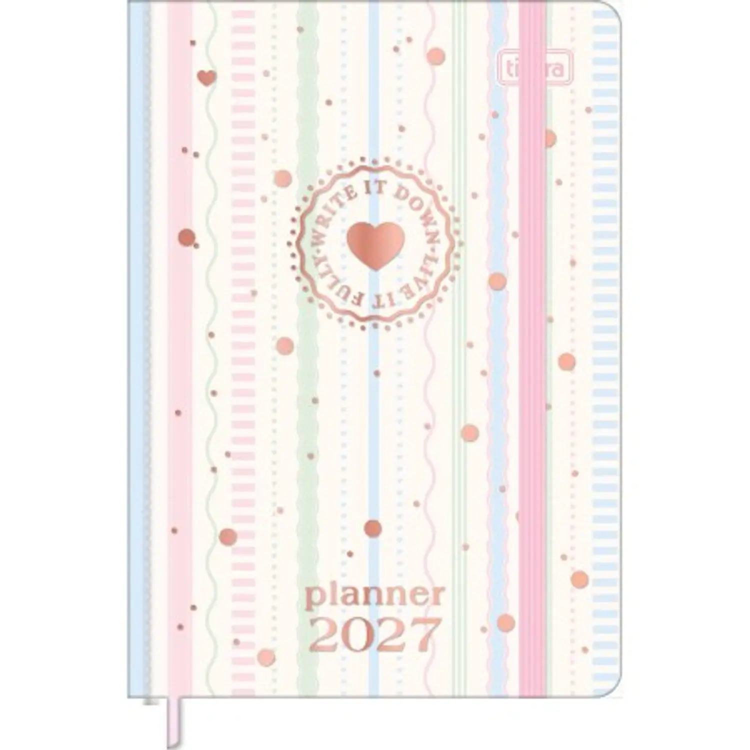 Tilibra – Planner Cosido Soho M3 – 2027 – 80 Hojas – 3