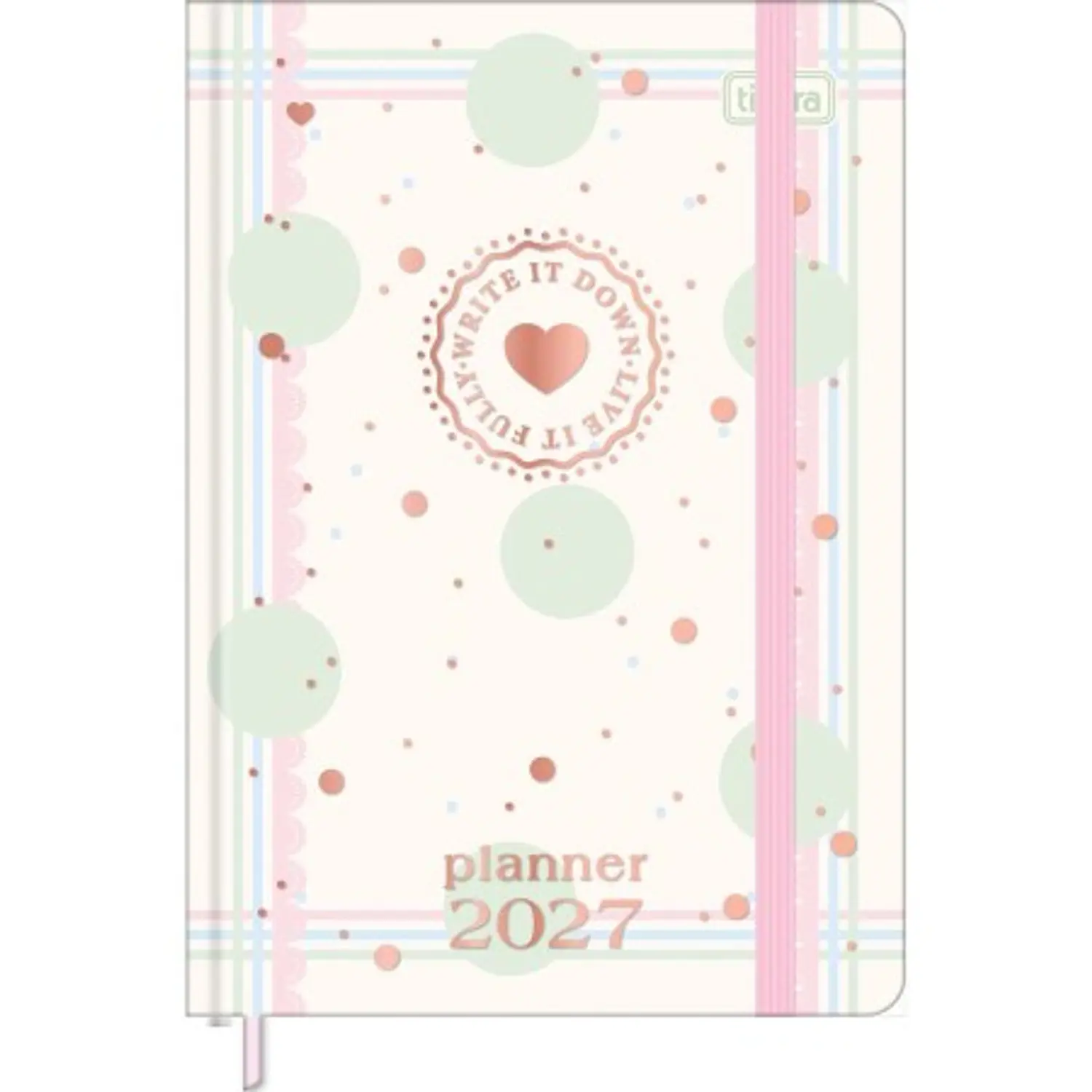 Tilibra – Planner Cosido Soho M3 – 2027 – 80 Hojas – 4