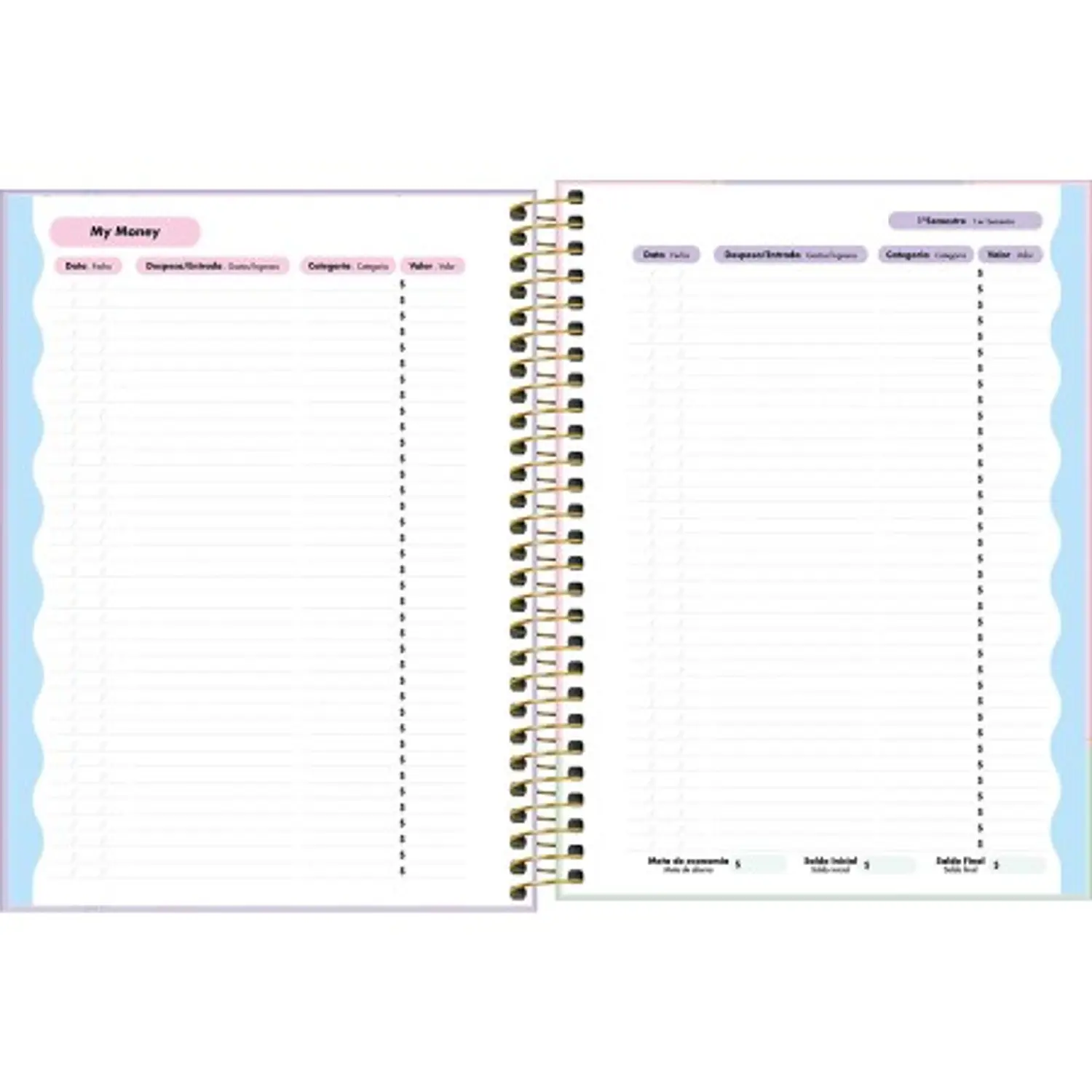 Tilibra – Planner Espiral Happy M7 – 2027 – 80 Hojas – 8