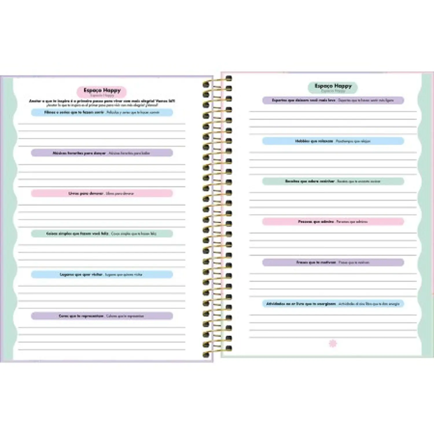 Tilibra – Planner Espiral Happy M7 – 2027 – 80 Hojas – 10