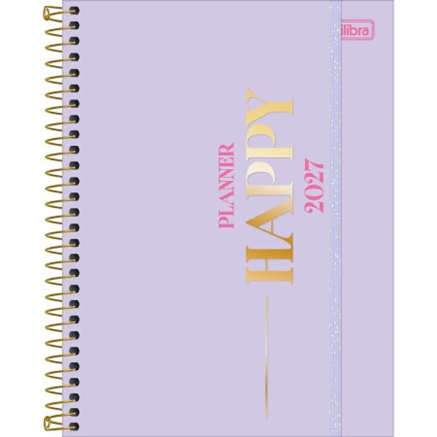 Tilibra – Planner Espiral Happy M7 – 2027 – 80 Hojas – 2