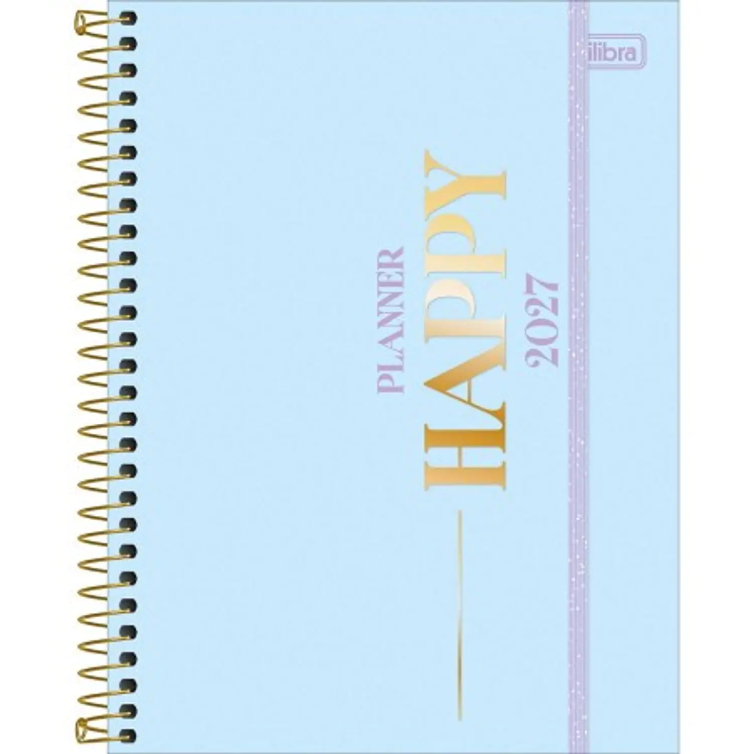 Tilibra – Planner Espiral Happy M7 – 2027 – 80 Hojas – 4