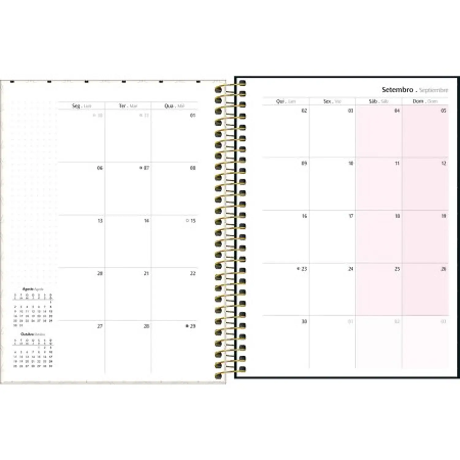Tilibra – Planner Espiral West Village M7 – 2027 – 80 Hojas – 13
