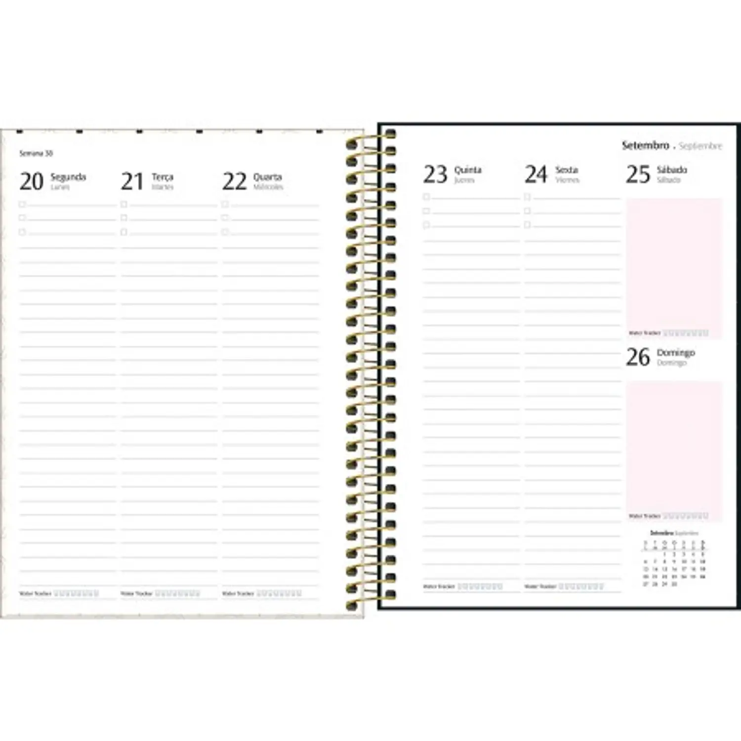 Tilibra – Planner Espiral West Village M7 – 2027 – 80 Hojas – 14