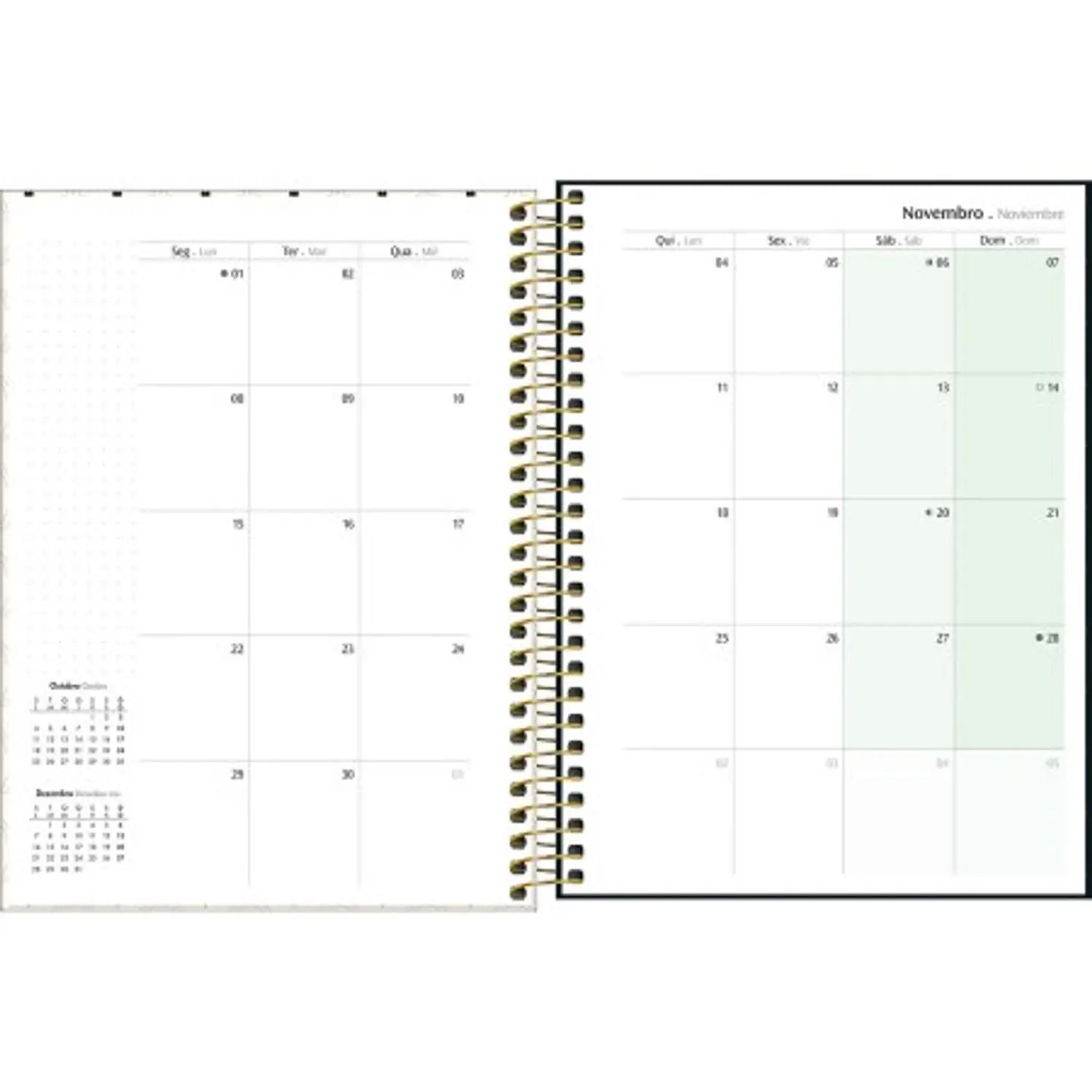 Tilibra – Planner Espiral West Village M7 – 2027 – 80 Hojas – 16