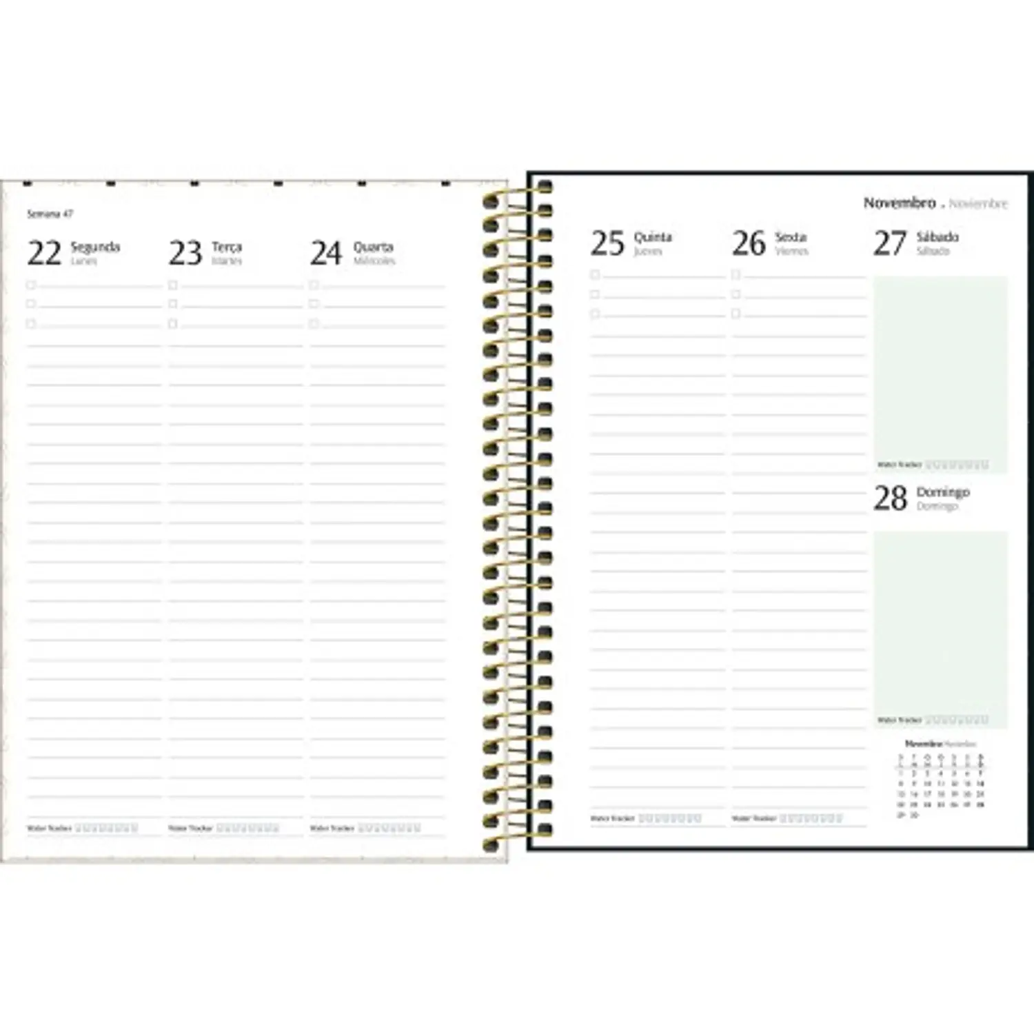 Tilibra – Planner Espiral West Village M7 – 2027 – 80 Hojas – 17