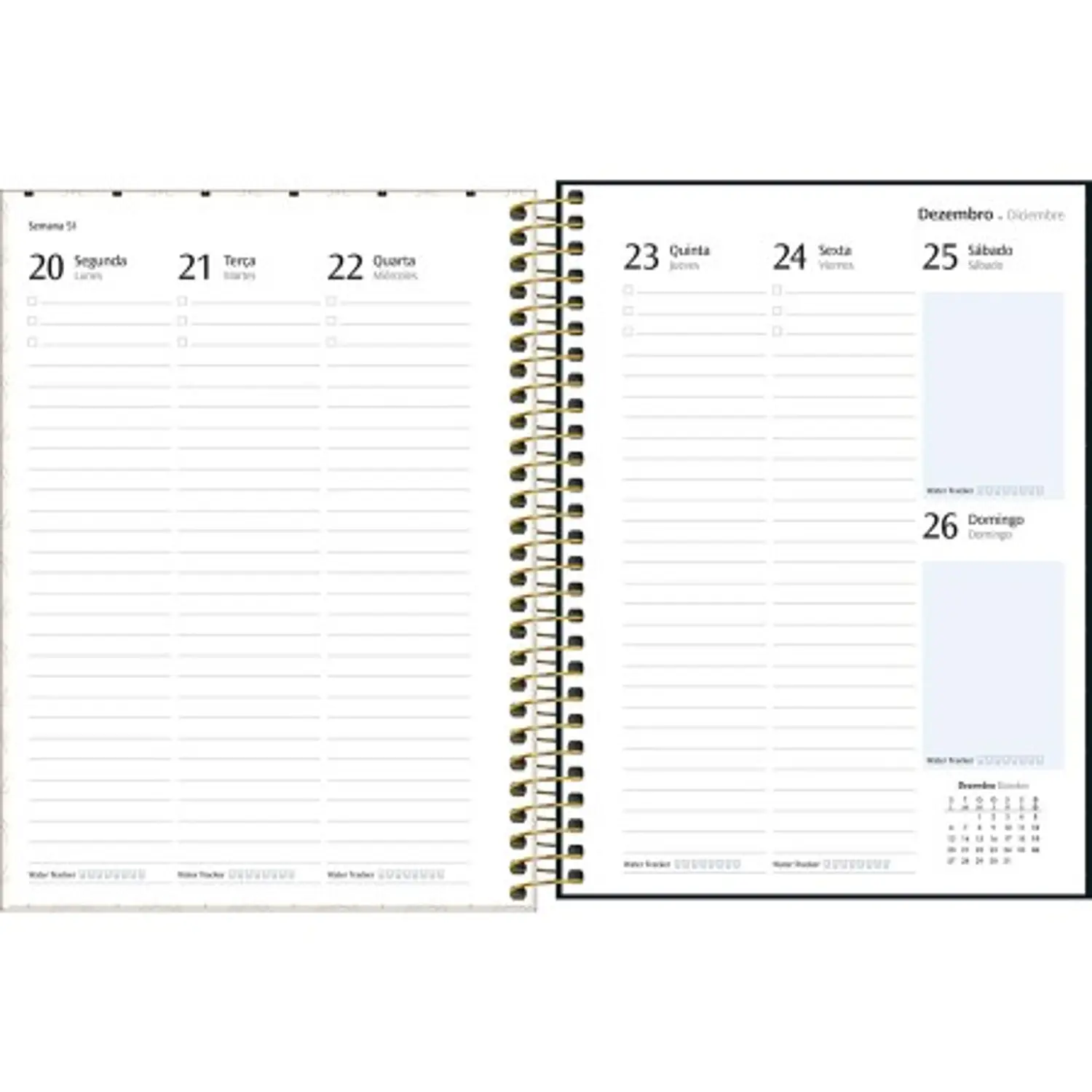 Tilibra – Planner Espiral West Village M7 – 2027 – 80 Hojas – 19
