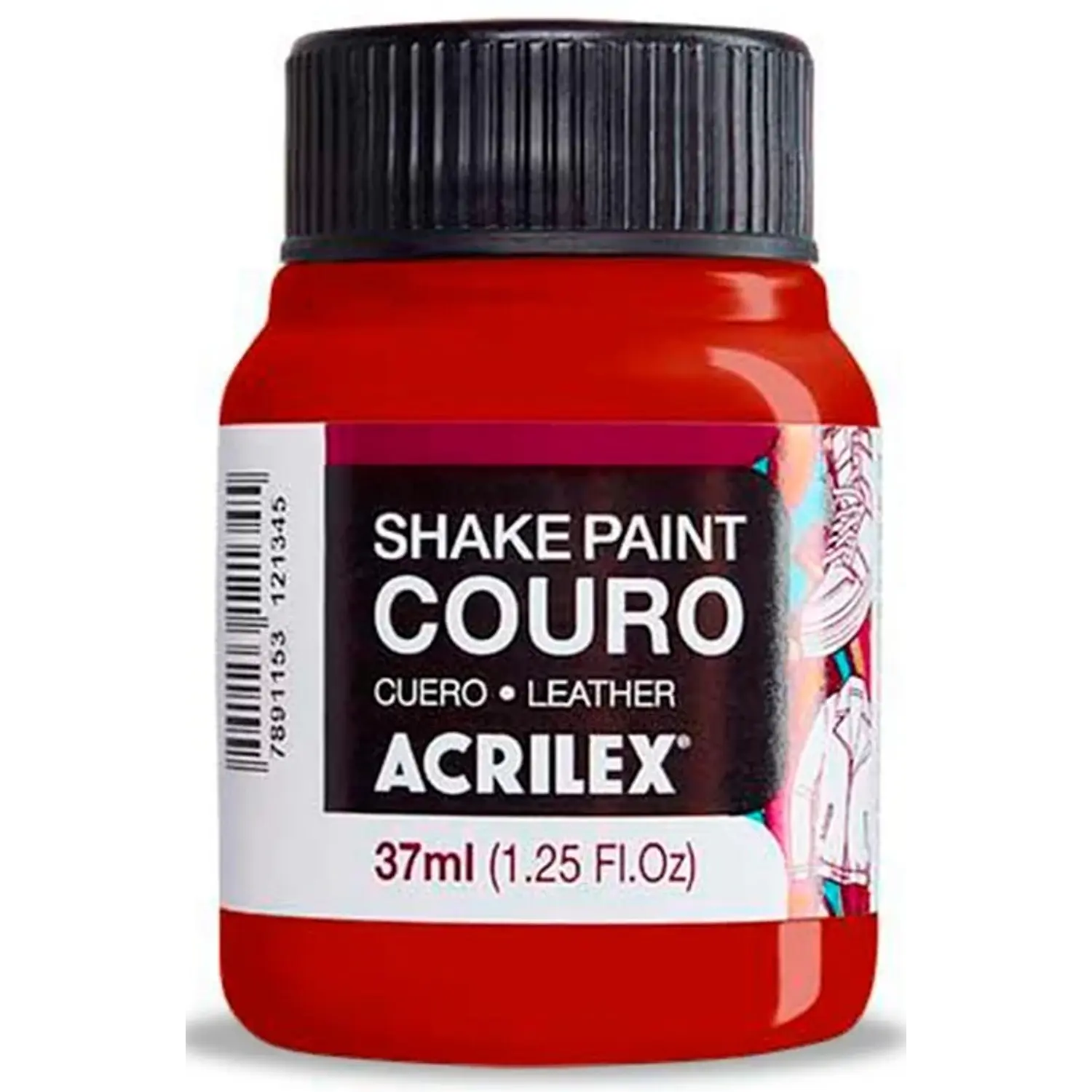 Acrilex – Pintura para Cuero Shake Paint – 37 ml – 1