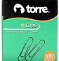 Torre – Clips Metálicos - Punta Redonda – 33 mm - Miniatura 1