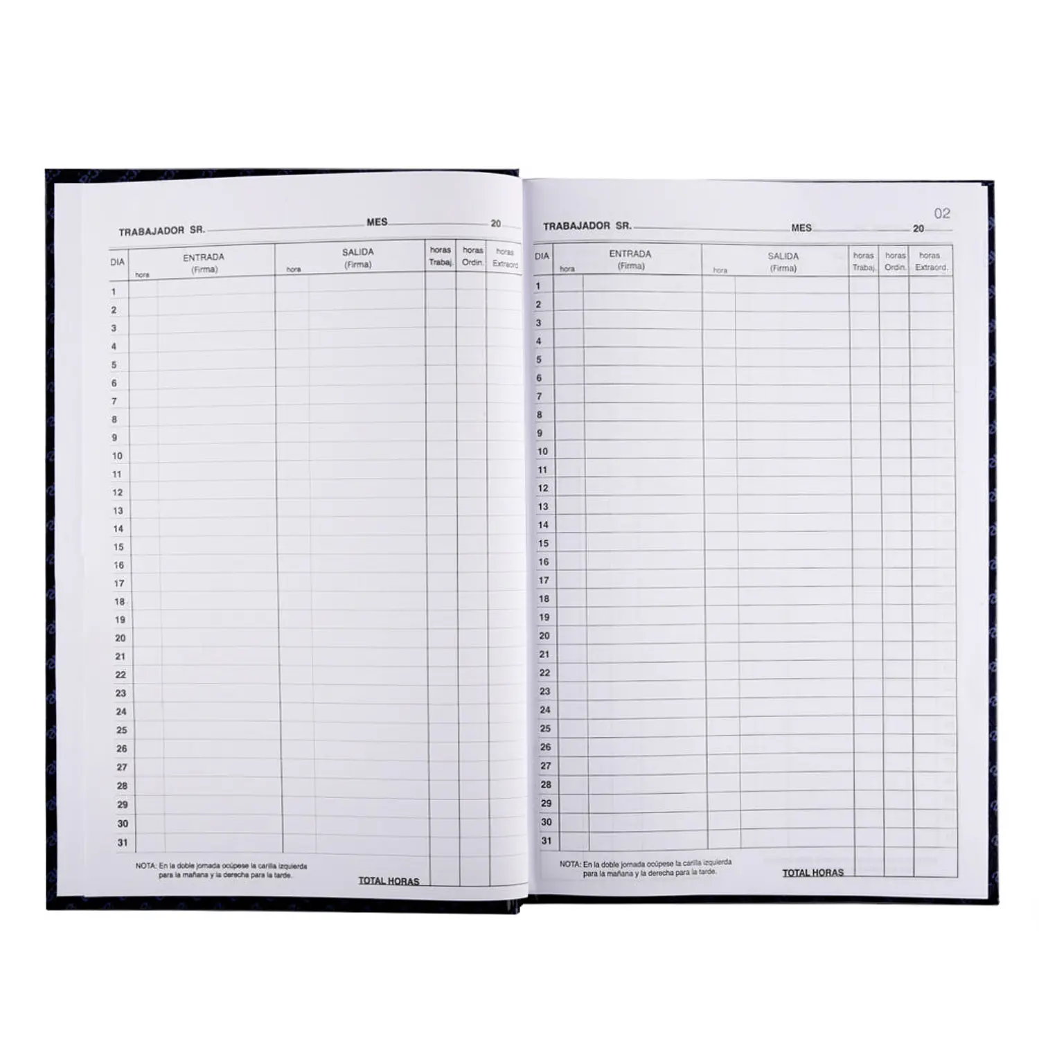 Auca – Libro de Asistencia – 200 Hojas – 2
