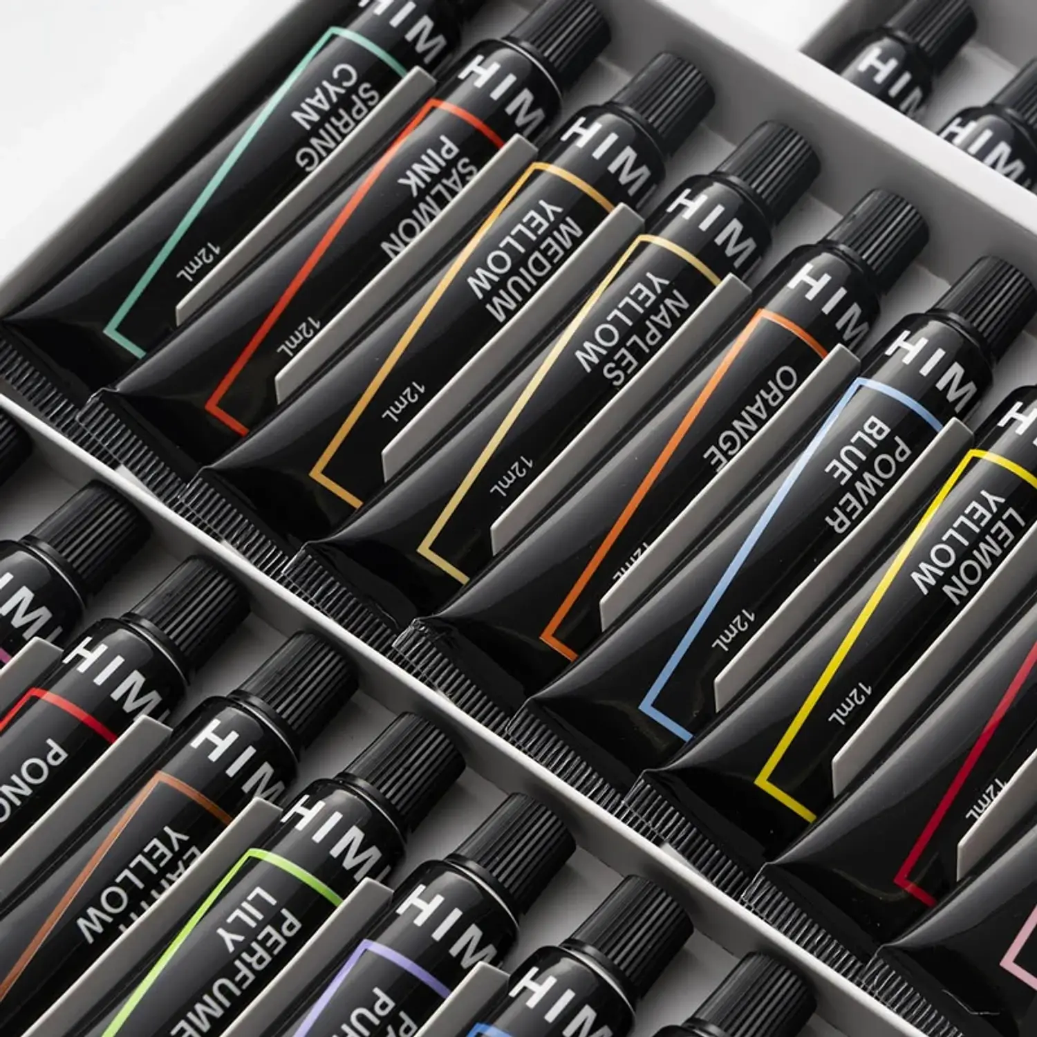 Himi – Pinturas Acrílicas – 12 Colores – 12 ml – 2