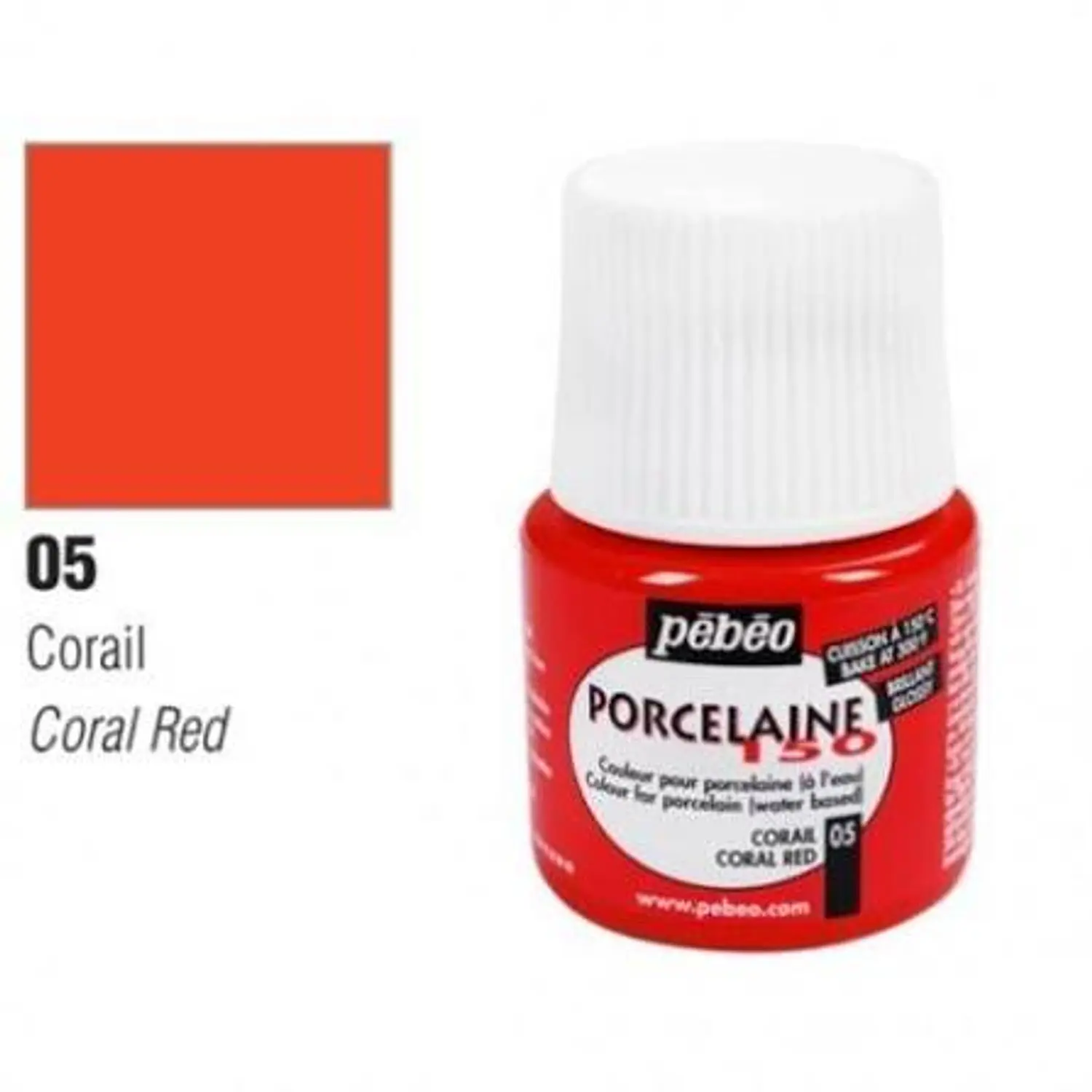 Pébéo – Pintura para Porcelana Porcelaine 150 – 45 ml – 5
