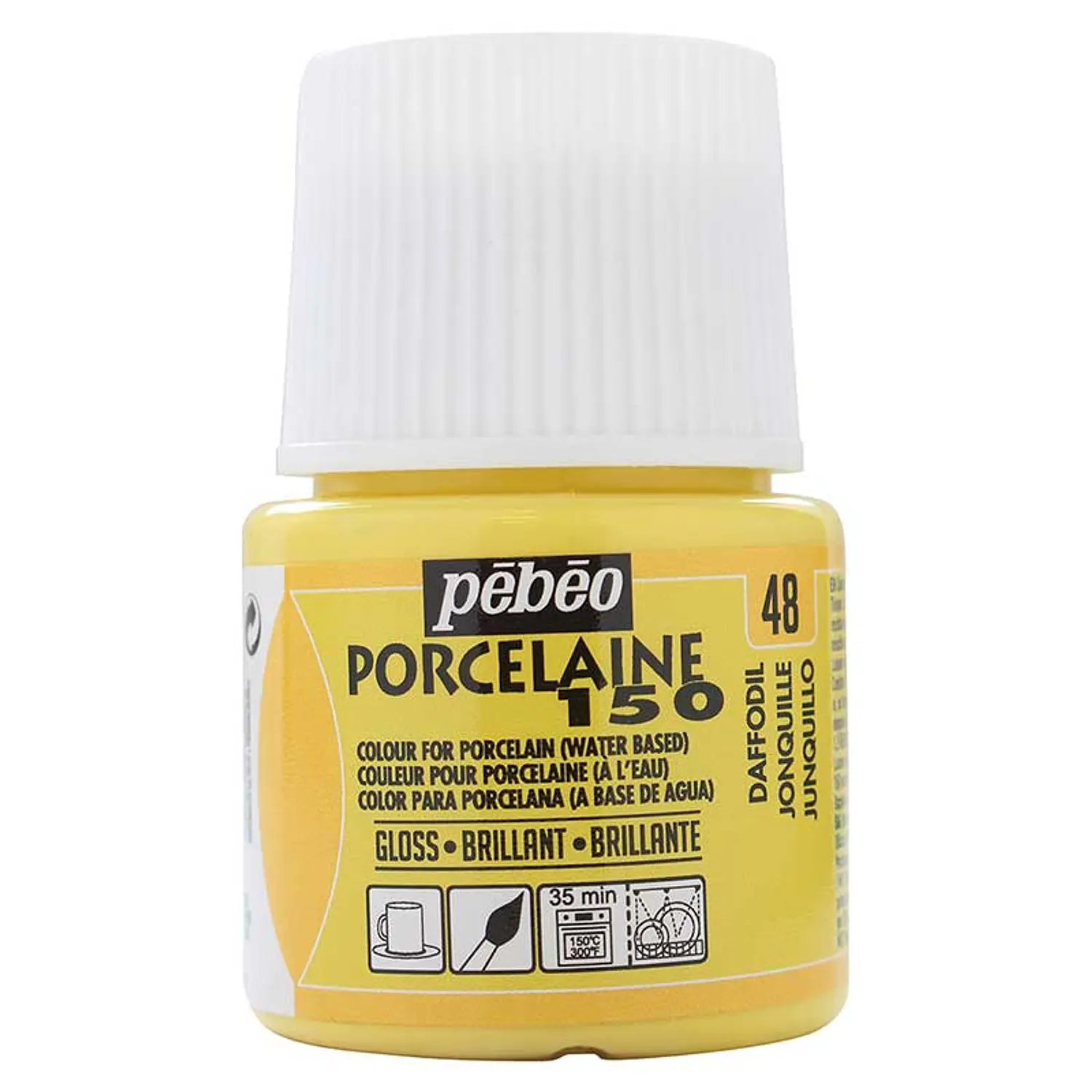 Pébéo – Pintura para Porcelana Porcelaine 150 – 45 ml – 12