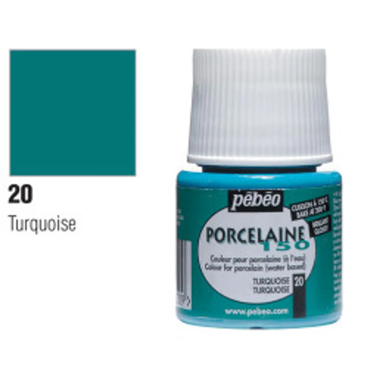 Pébéo – Pintura para Porcelana Porcelaine 150 – 45 ml – 17