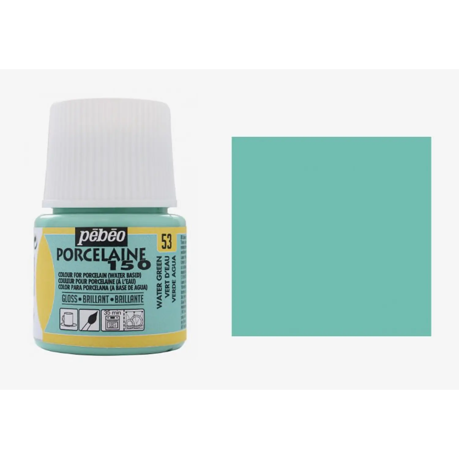 Pébéo – Pintura para Porcelana Porcelaine 150 – 45 ml – 21
