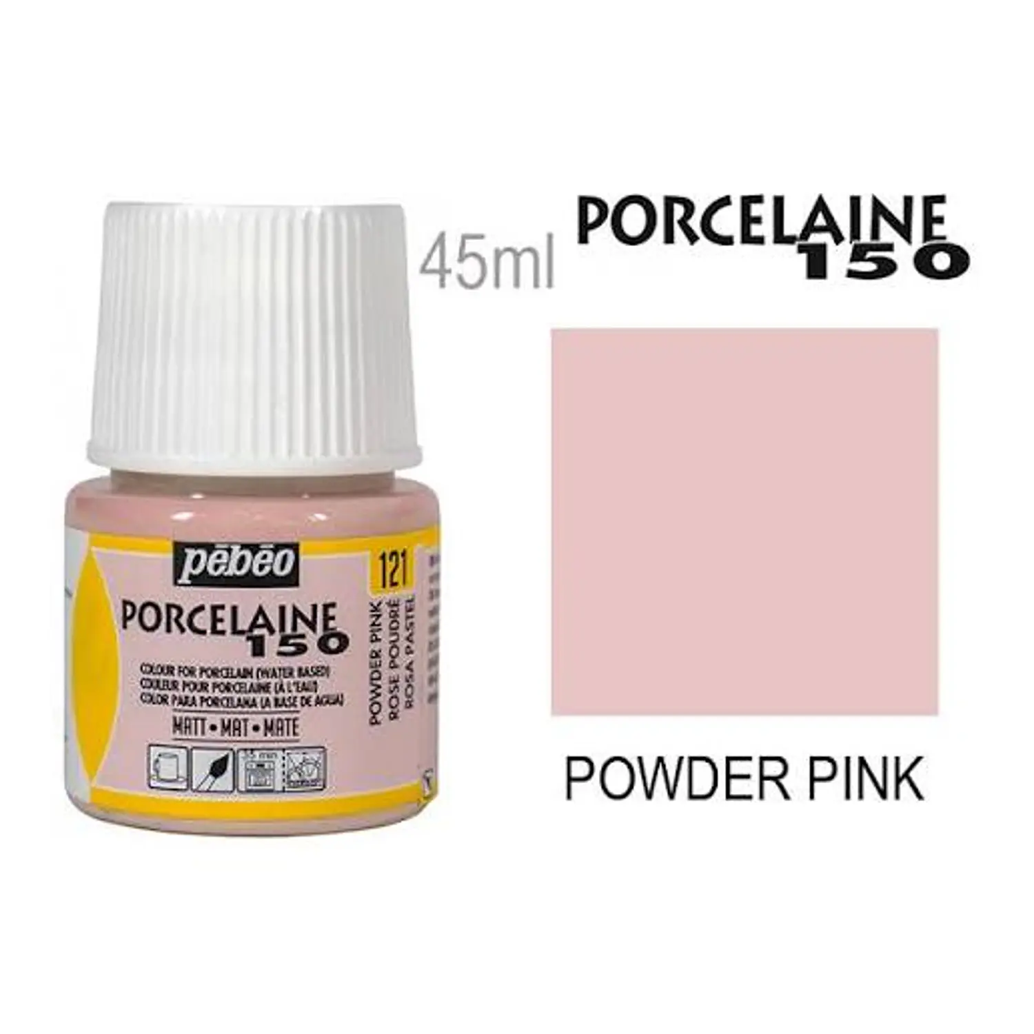 Pébéo – Pintura para Porcelana Porcelaine 150 – 45 ml – 32