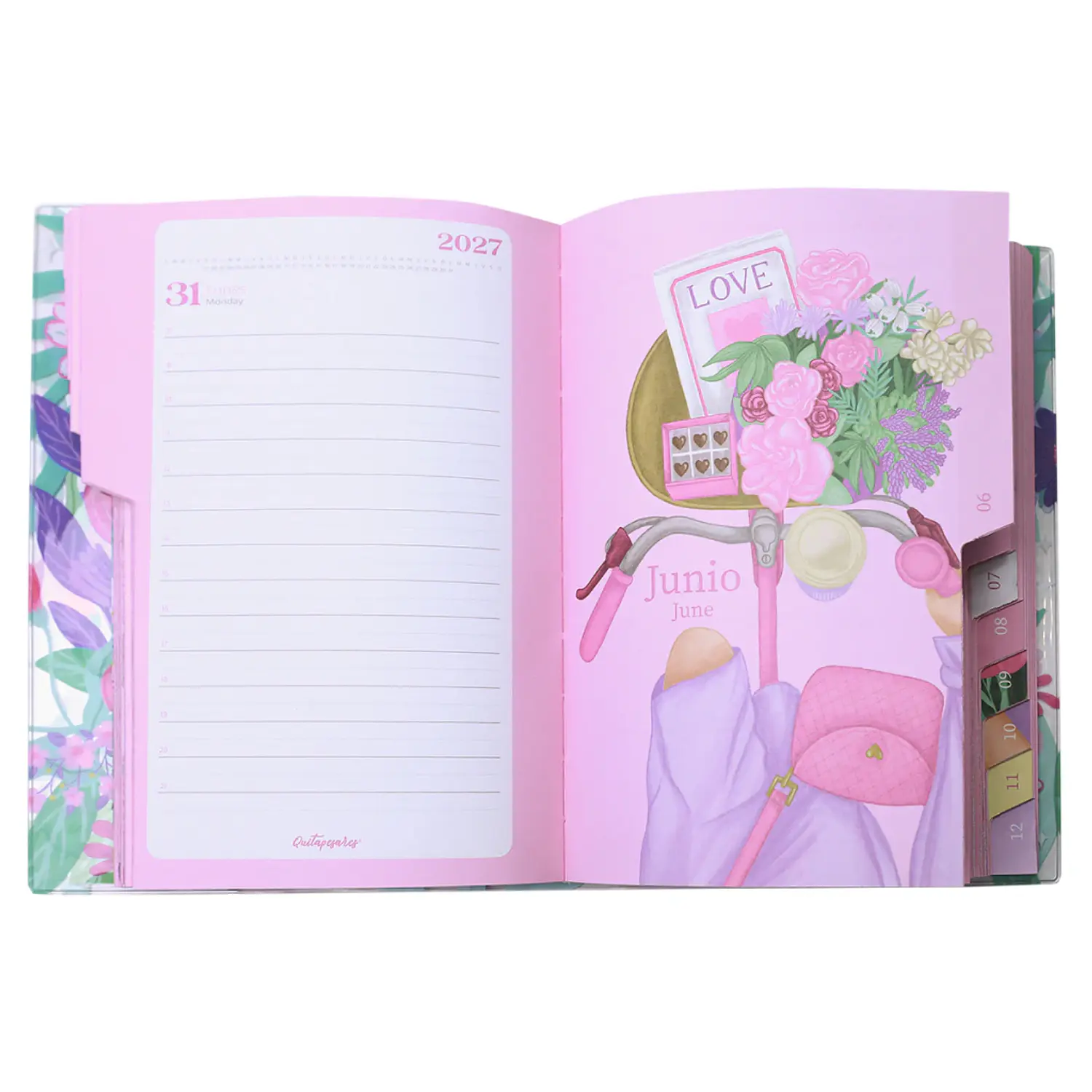 Mooving – Agenda Quitapesares 2 Días por Página Espiral 15 x 21 cm – 2027 – 3