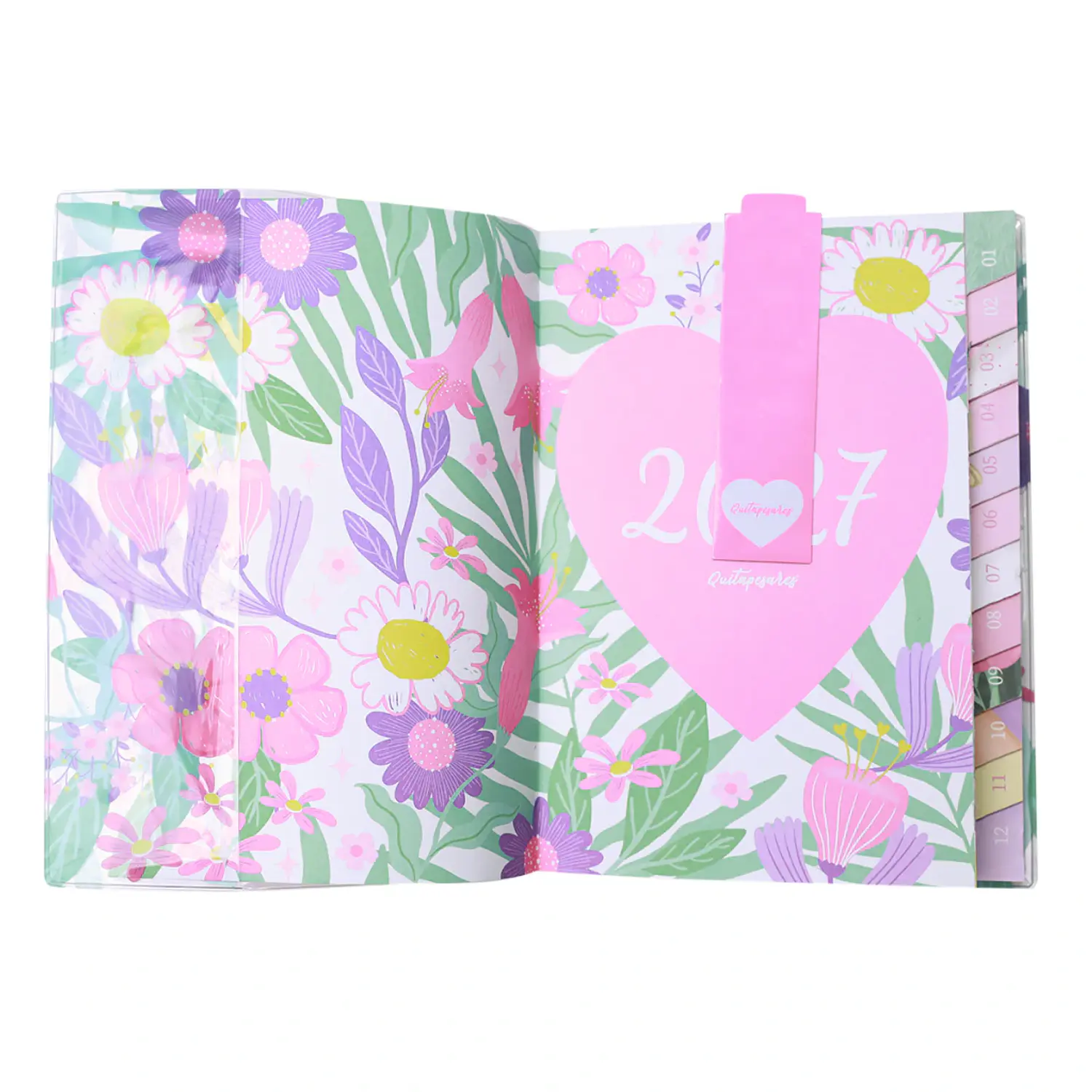 Mooving – Agenda Quitapesares 2 Días por Página Espiral 15 x 21 cm – 2027 – 2