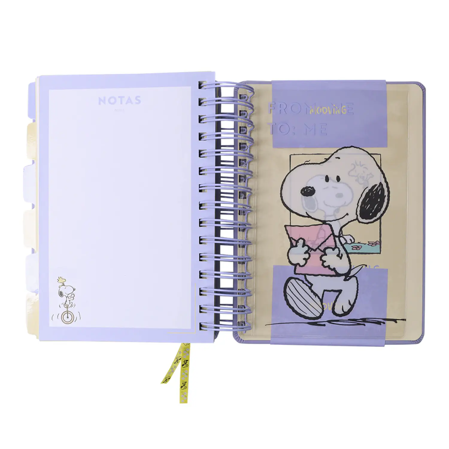 Mooving – Agenda Snoopy Diaria Espiral 14 x 20 cm – 2027 – 2