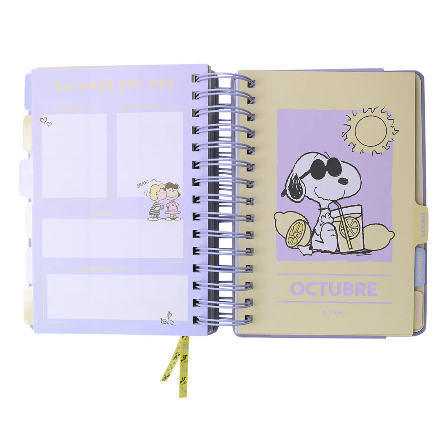 Mooving – Agenda Snoopy Diaria Espiral 14 x 20 cm – 2027 – 4