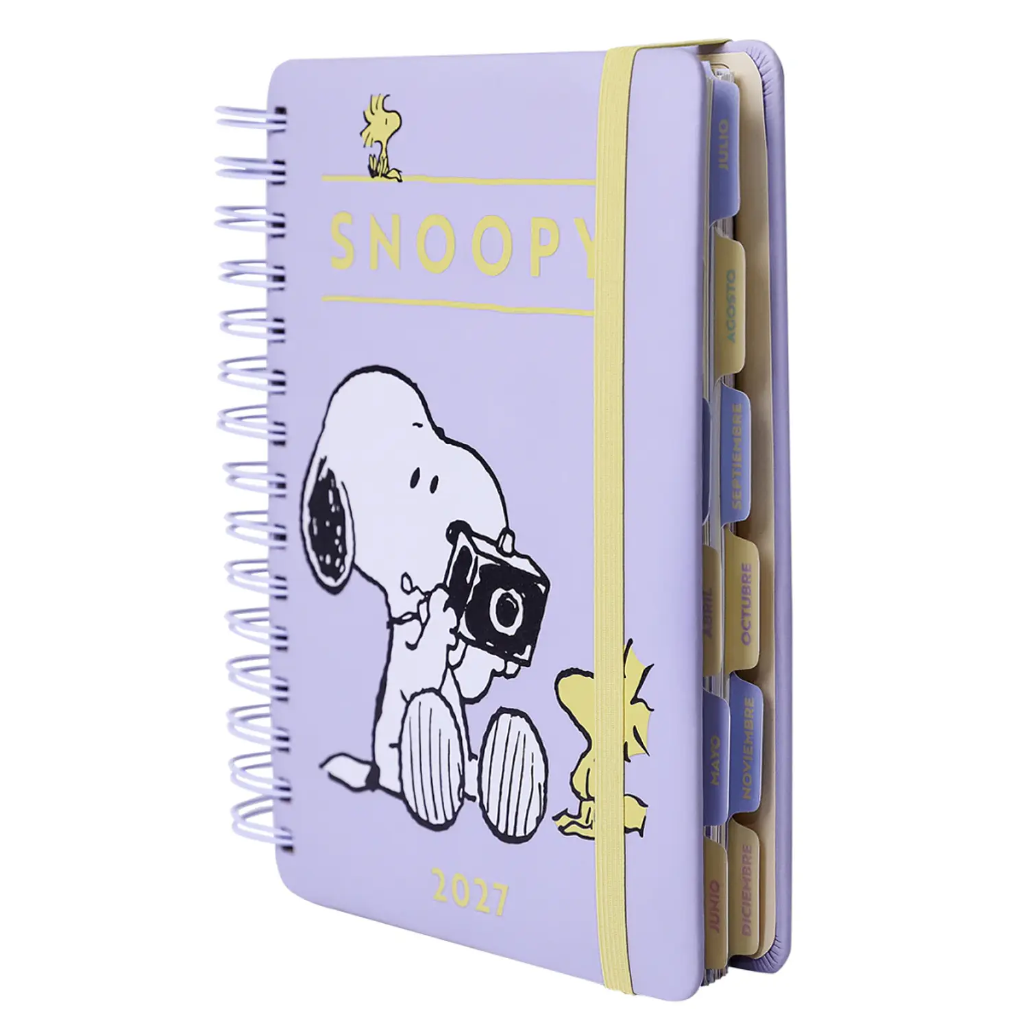 Mooving – Agenda Snoopy Diaria Espiral 14 x 20 cm – 2027 – 1