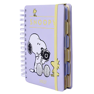 Mooving – Agenda Snoopy Diaria Espiral 14 x 20 cm – 2027