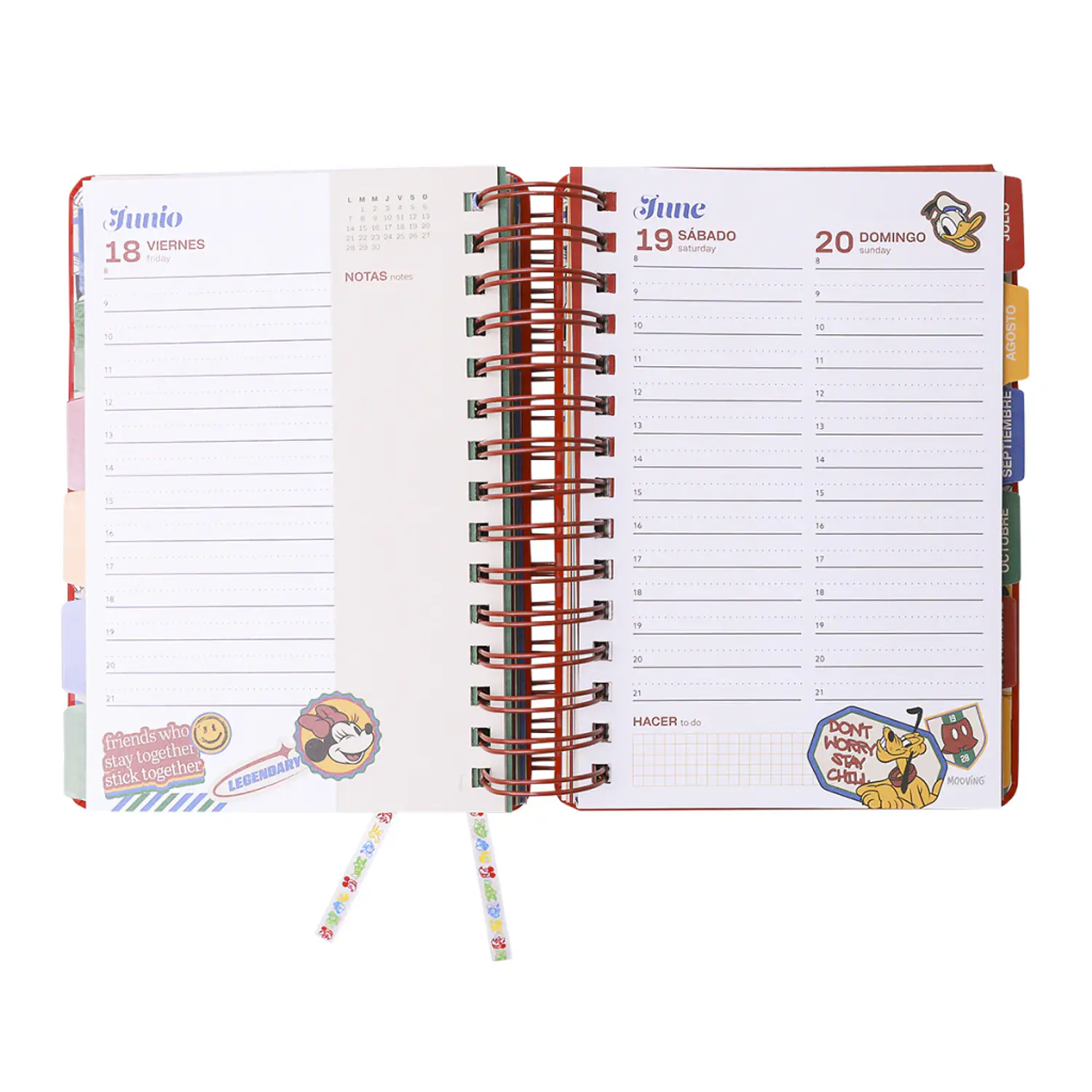 Mooving – Agenda Diaria Mickey & Friends – 14 x 20 cm – 2027 – 2