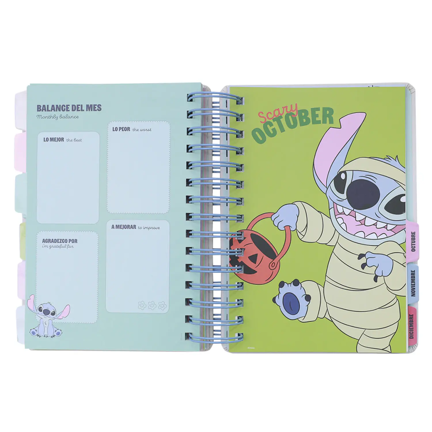 Mooving – Agenda Diaria Stitch – 14 x 20 cm – 2027 – 4