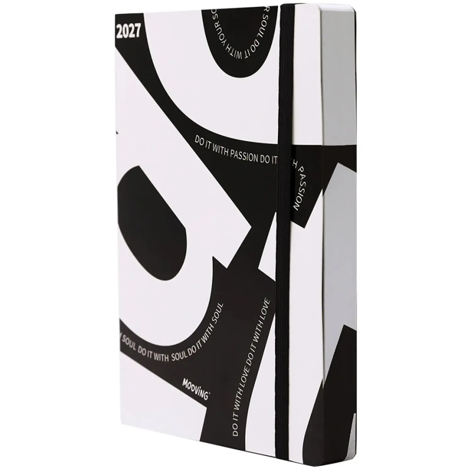 Mooving – Agenda Diaria Black – 15 x 21 cm – 2027 – 1