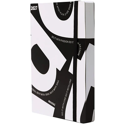 Mooving – Agenda Diaria Black – 15 x 21 cm – 2027