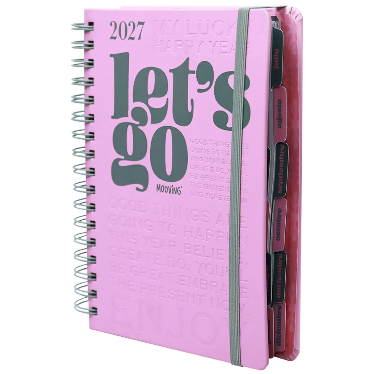 Mooving – Agenda Life Diaria Espiral 16,5 x 22 cm – 2027 – 1