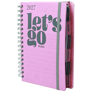 Mooving – Agenda Life Diaria Espiral 16,5 x 22 cm – 2027