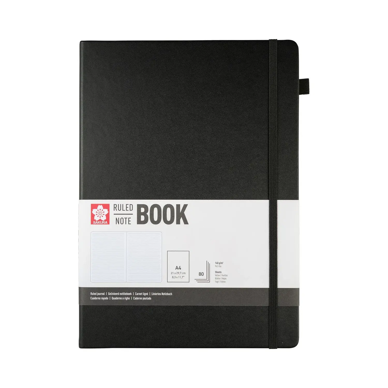 Sakura – Libreta Hoja Crema con Líneas – 21 x 30 cm – 2
