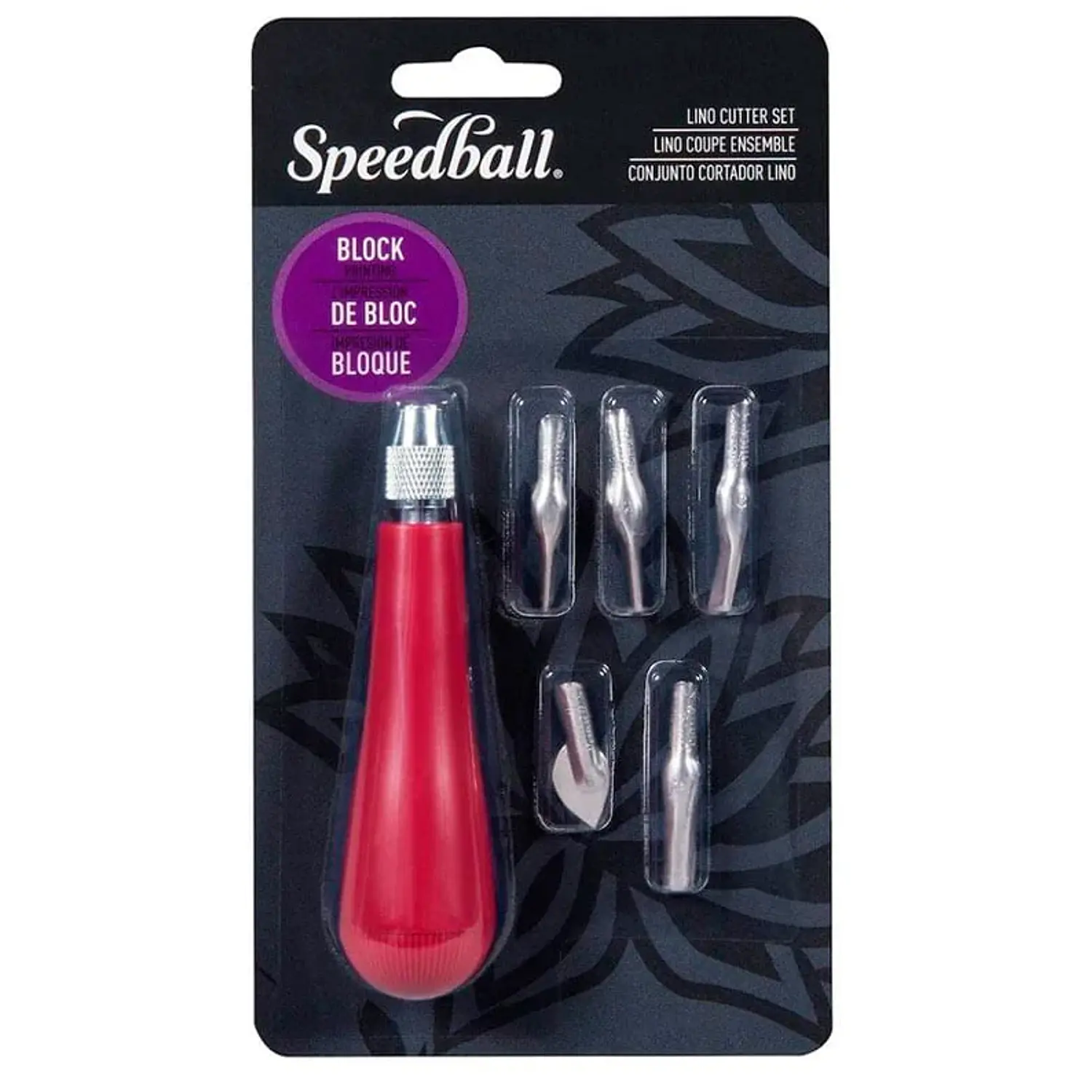 Speedball – Mango + 5 Gubias para Linóleo  – 1