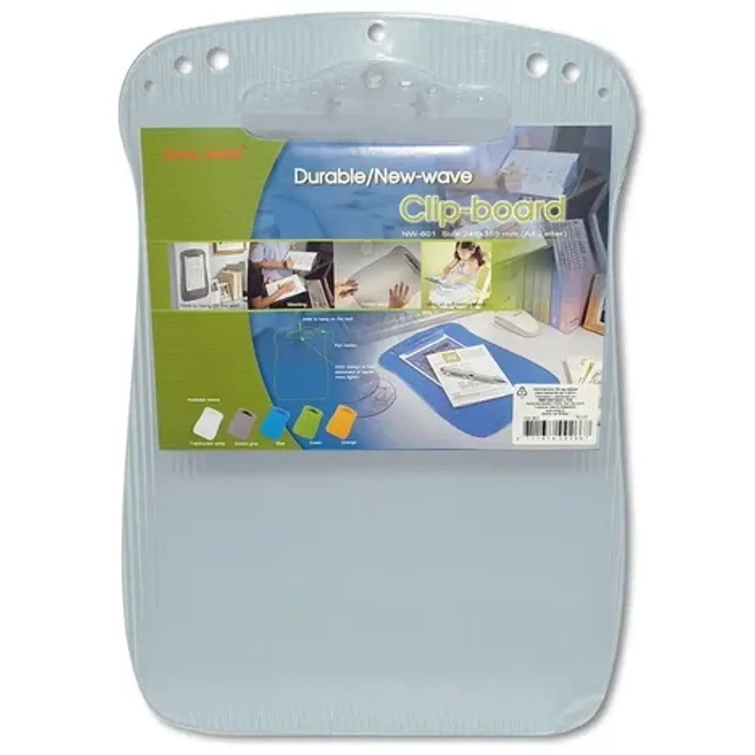 Datazone – Anotador con Apretador A4 Traslúcido – 1