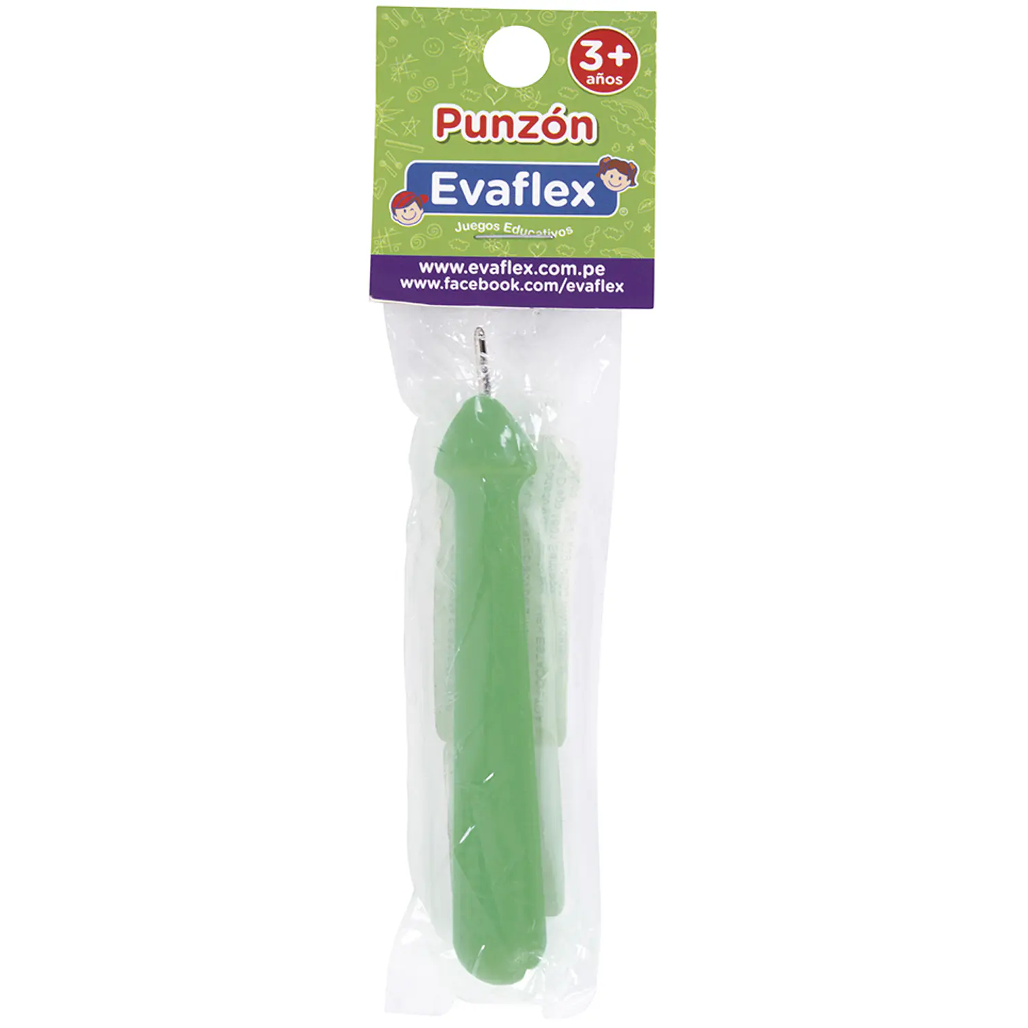 Evaflex – Punzón Escolar – 10,5 cm – 1
