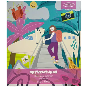 Artel – Block para Colorear Artventuras – 21,7 x 25,3 cm