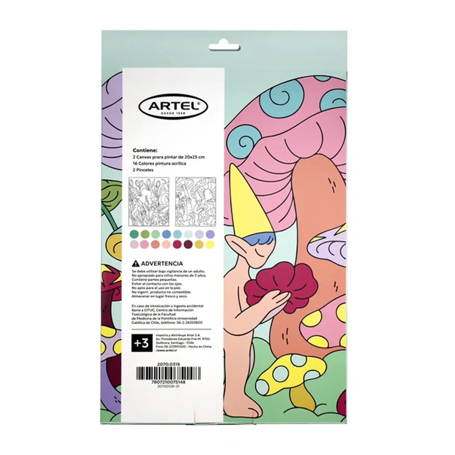 Artel – Pinta con Números de Burhoy – 3