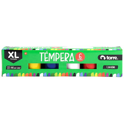 Torre – Témperas XL – 6 Colores de 22 ml