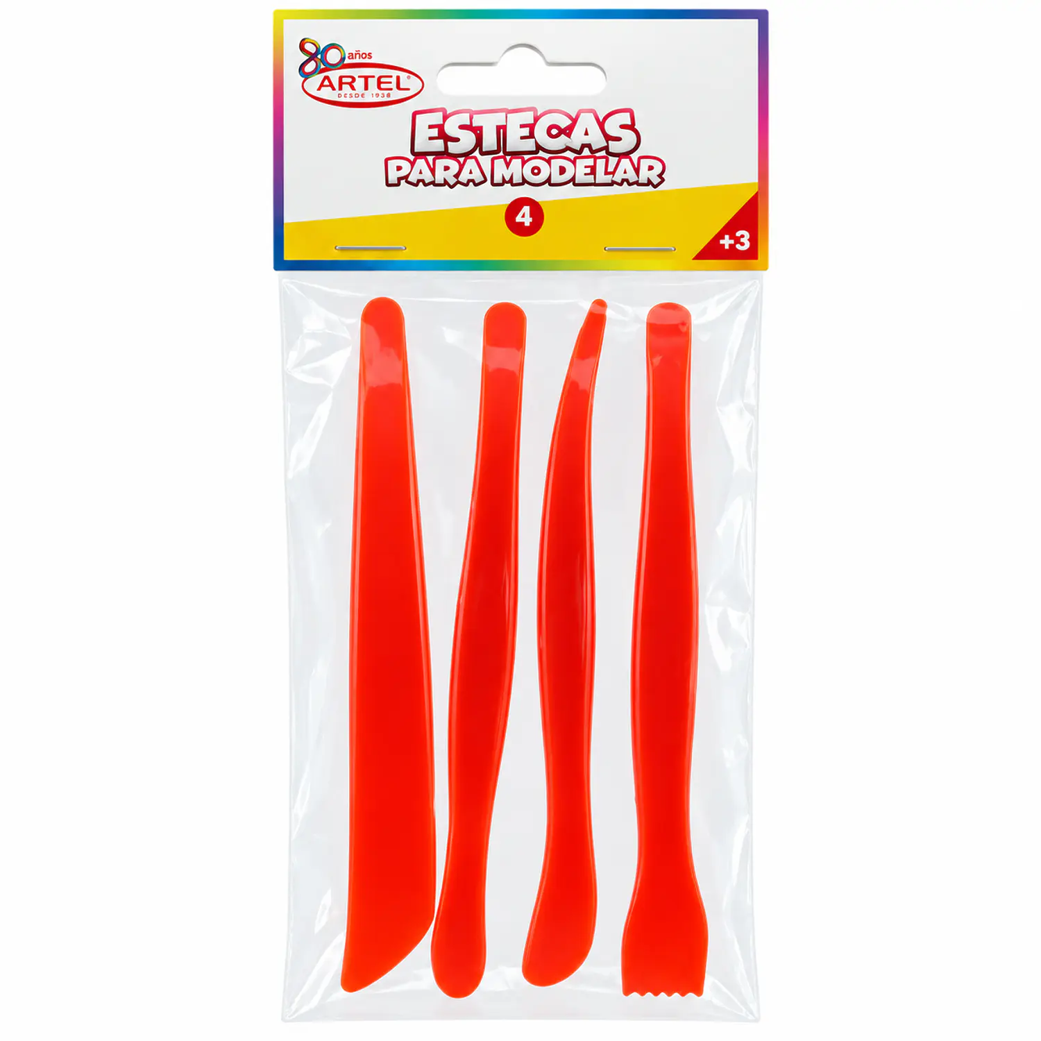 Artel – Set de Estecas Plásticas para Modelar 4 Piezas – 1