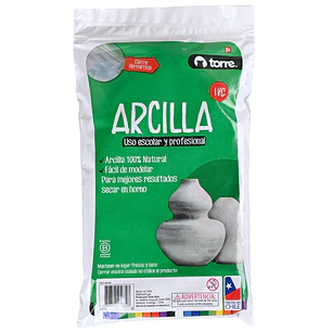 Torre – Arcilla Natural para Modelar – 1 kg