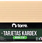 Torre – Tarjetas Kardex 5 x 8 Pulgadas – 25 Unidades - Miniatura 1