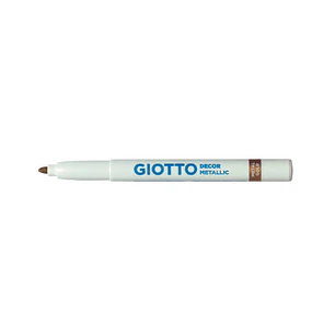 Giotto – Marcador Decor Metal Dorado