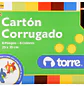 Torre – Bolsón Cartón Corrugado – 6 Pliegos – 6 Colores - Miniatura 1
