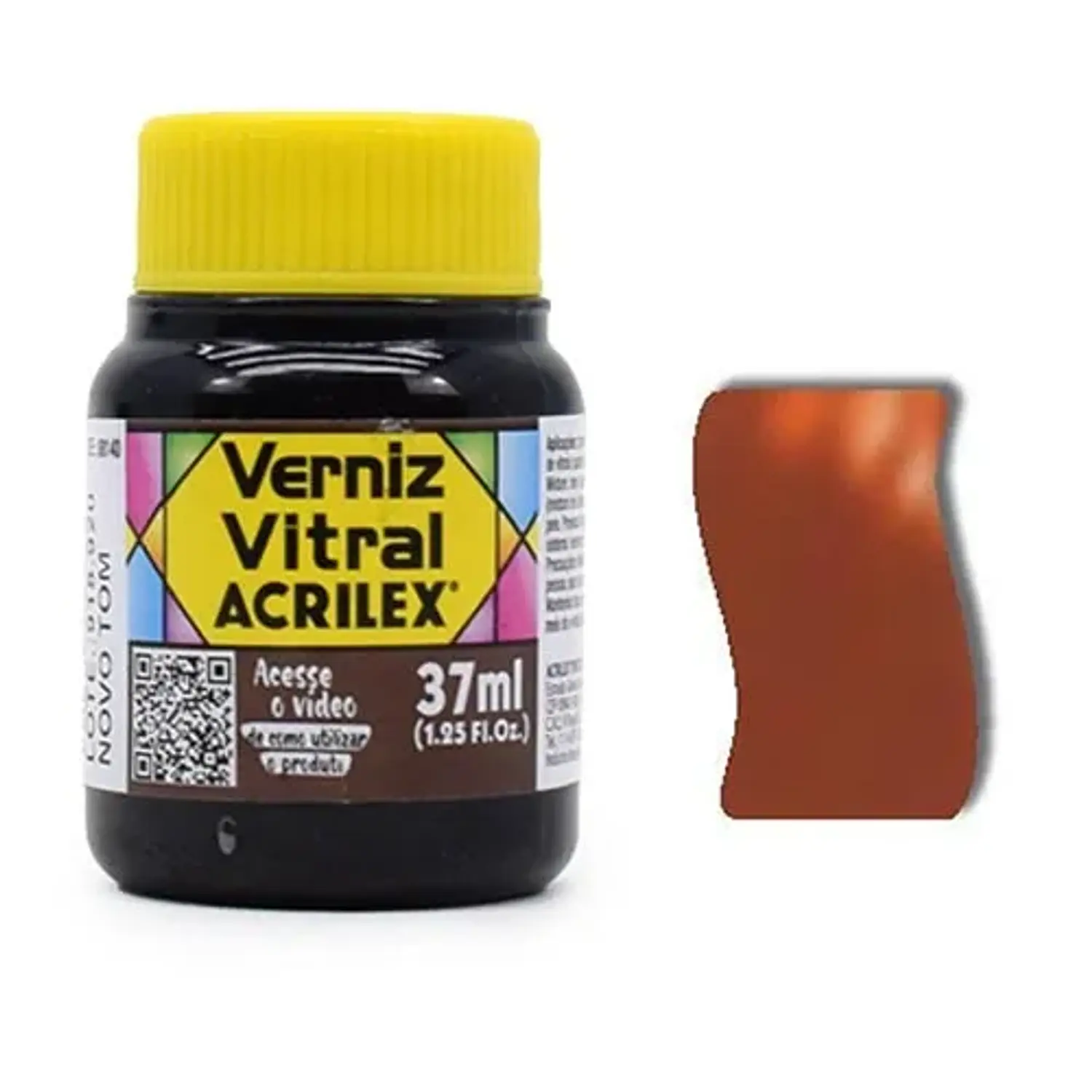 Acrilex – Pintura Vitral – 37 ml – 3