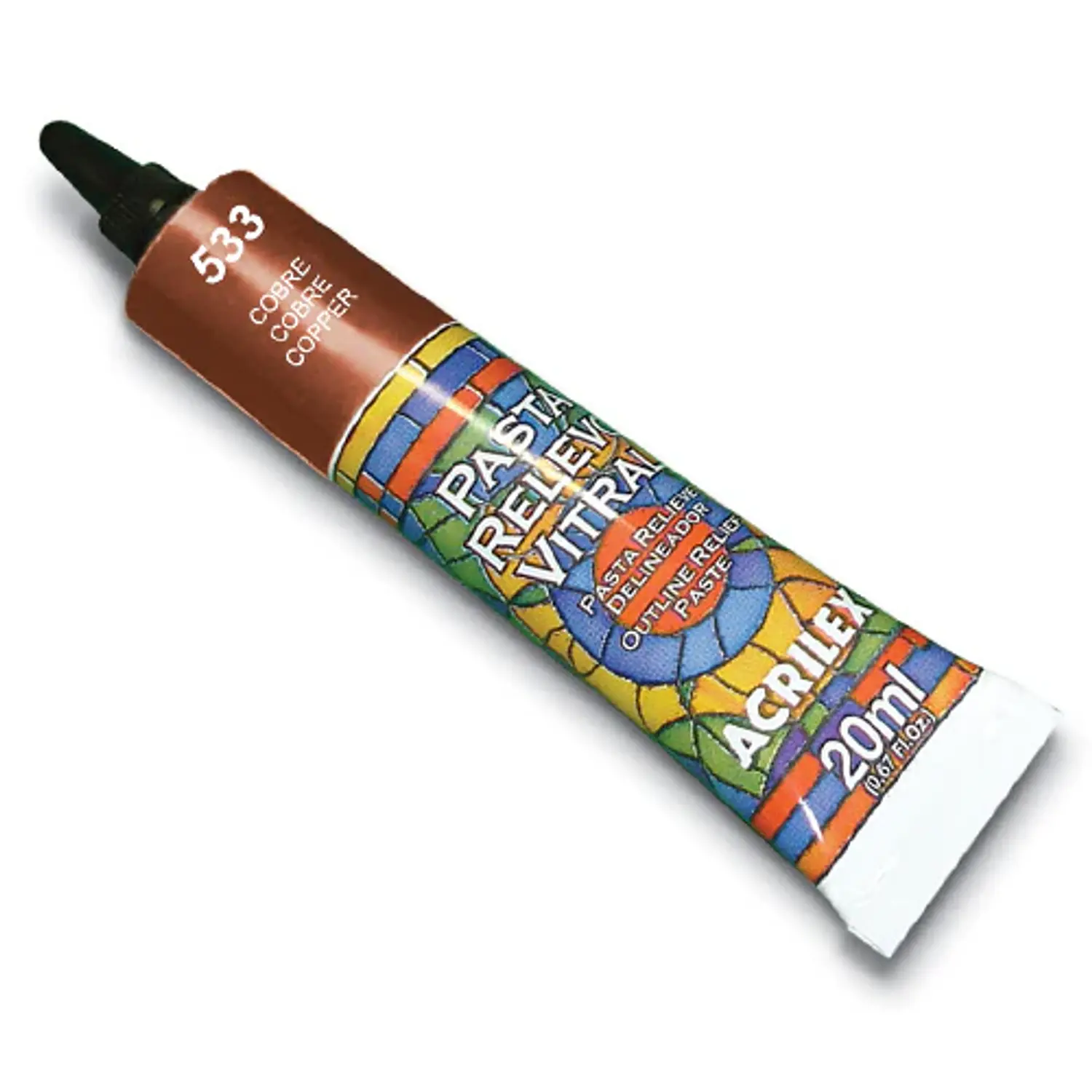 Acrilex – Pasta Relieve Vitral – 20 ml – 2