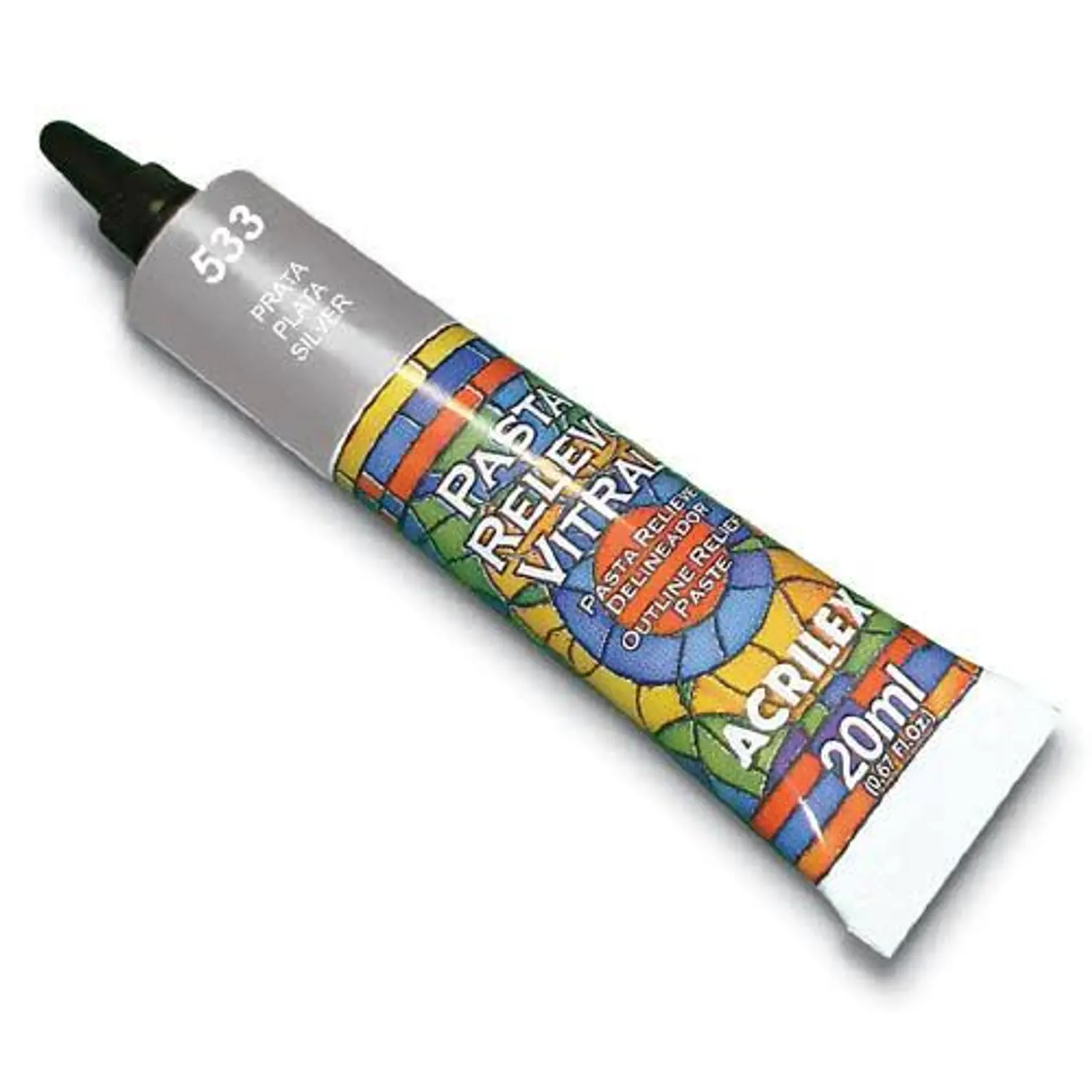 Acrilex – Pasta Relieve Vitral – 20 ml – 3