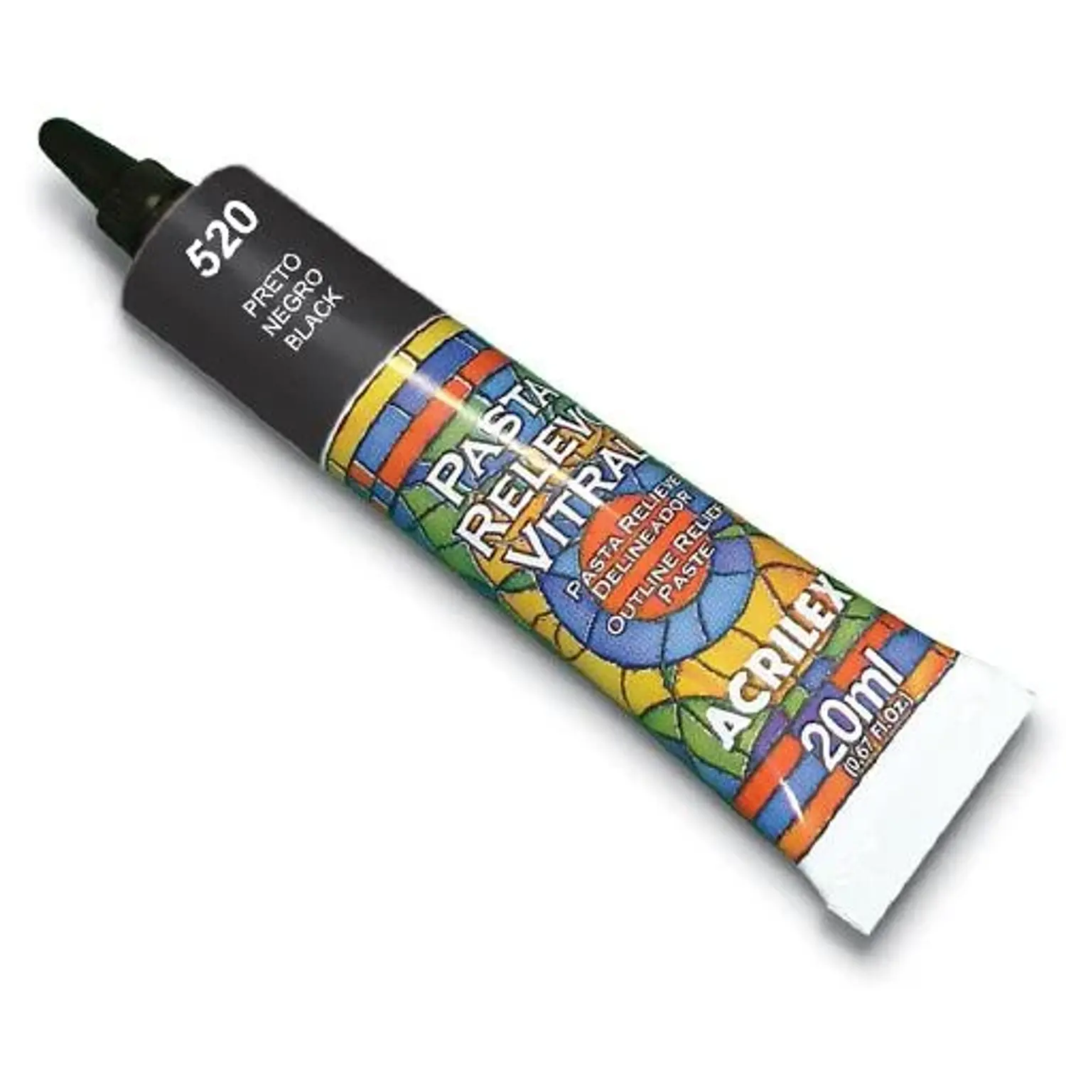 Acrilex – Pasta Relieve Vitral – 20 ml – 4