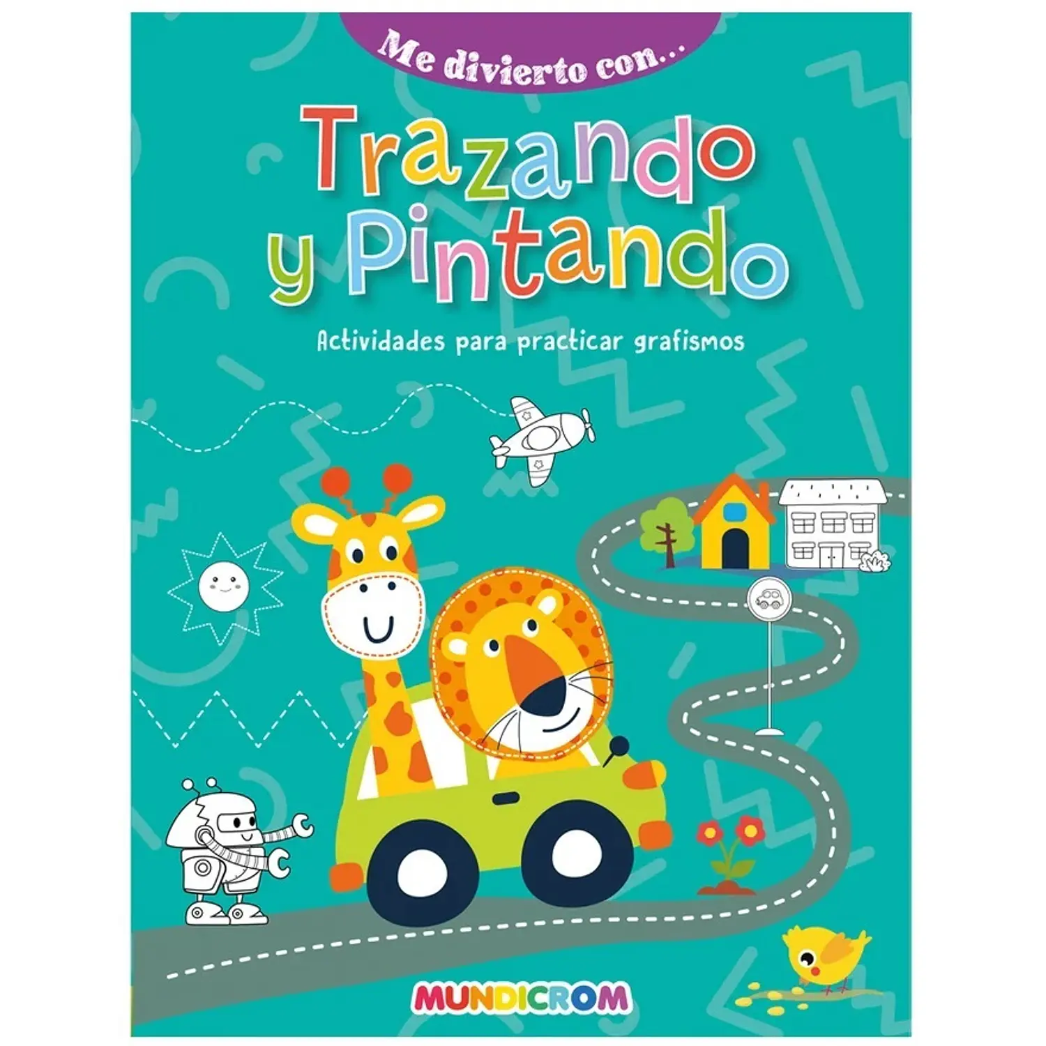 Mundicrom – Libro Me Divierto Con... Trazando y Pintando – 1